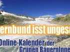 Der Grüne Bauernkalender: Bauernbund isst ungesund!