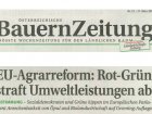 EU-Kommission bestätigt: Bauernbund sagt die Unwahrheit!